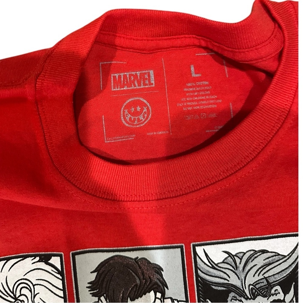 Vintage Marvel X-Men Red Graphic T-Shirt (Large), New - Picture 2 of 4